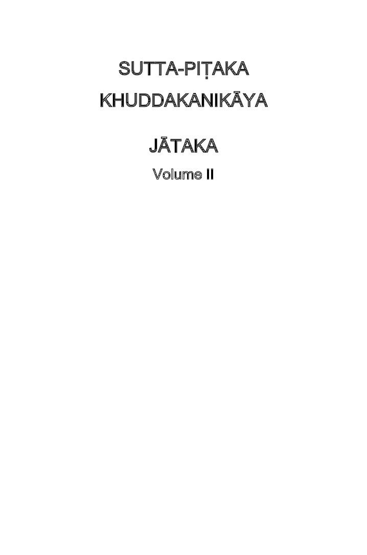 Jataka-Volume-2