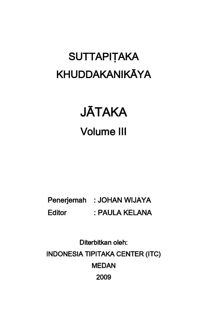 Jataka-Volume-3